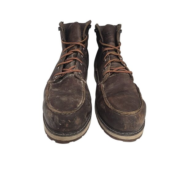 Timberland PRO Men's 6" Irvine ATCP Waterproof Wedge Boots A5NFT Brown Size 13W - Picture 6 of 8